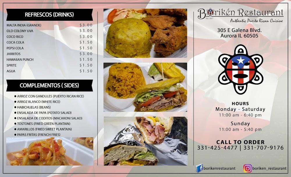 Borikén Restaurant Menu image 2